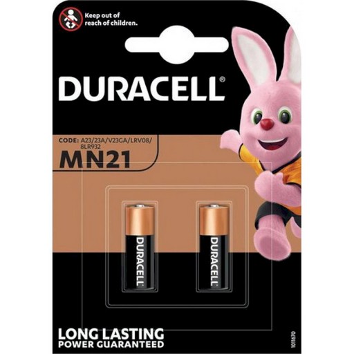 Батарейка лужна  DURACELL MN21 (A23, 3LR50) BLN 01x10    2шт.