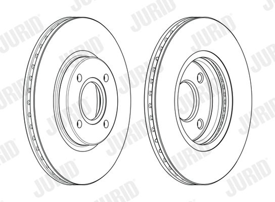 Фото 1. Диск гальмівний Jurid 563115JC