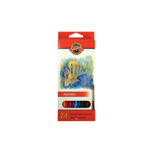 Олівці кольорові KOH-I-NOOR аквар. Mondeluz Рибки   24шт*1уп