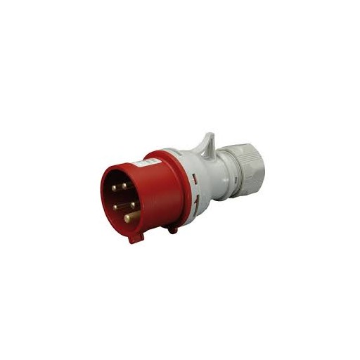 Вилка кабельна EV-3253  IP44 (32A, 400V, 3P+N+PE), ЕТІ