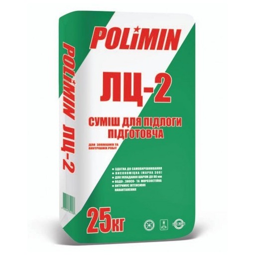 ЧВ-Стяжка легковирівнююча LC-2 (товщина 8-80мм) 25кг