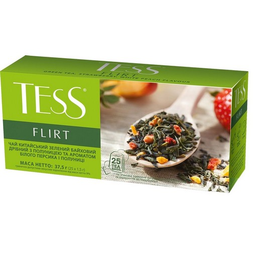 Чай зелений Tess Flirt 1.5г х 25шт