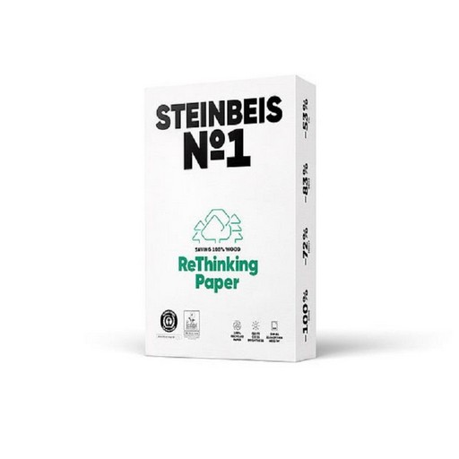 Папір офісний A4 Steinbeis №1 (Штанбайс) ISO70/СІЕ55 Ecology Paper 80г/м2 500арк
