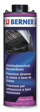 Засіб бітумний для захисту днища автомобіля, BERNER, 1 л