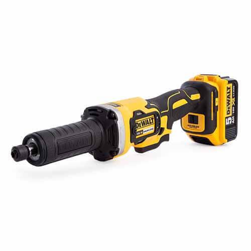 Прямошлифовальна машина акумуляторна безщіткова DeWALT DCG426P2