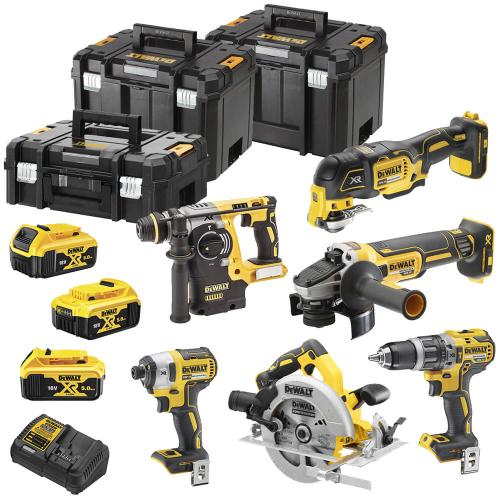 Набір з шести інструментів безщіткових DeWALT DCK685P3T