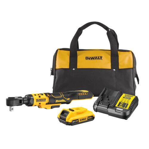 Гайкокрут кутовий - ключ-храповик акумуляторний безщітковий DeWALT DCF512D1