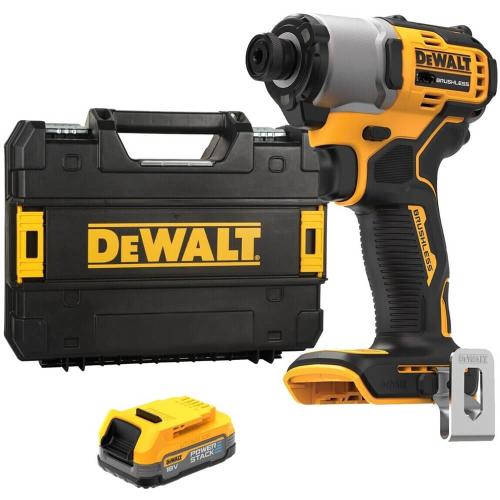 Шурупокрут ударний акумуляторний безщітковий DeWALT DCF840E1T