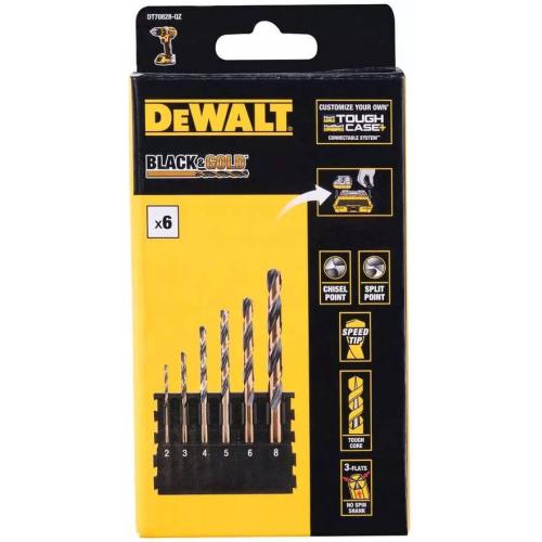 Касета зі свердлами по металу DeWalt. Black -amp. Gold DeWALT DT70828