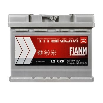 АКБ FIAMM Titanium Pro (L2) 60Аh 600А R+ 242*175*190