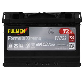Фото 1. Акумулятор FULMEN (FA722) Formula Xtreme (LB3) 72Ah 720A R+ h=175