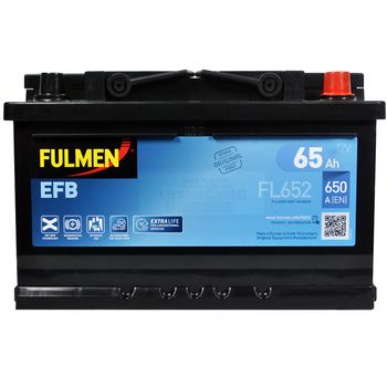 Акумулятор FULMEN (FL652) Start-Stop EFB (LB3) 65Ah 650A R+ (h=175)