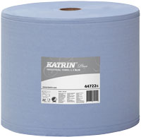 Фото 1. Очисні серветки Katrin Plus L2 Blue 2 слоя 26х37 см (930 шт.)