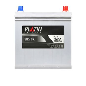 Акумулятор PLATIN Silver Asia SMF (NS40) 42Ah 370A R+ т.к.