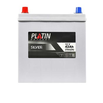 Фото 1. Акумулятор PLATIN Silver Asia SMF (NS40) 42Ah 370A L+ т.к.