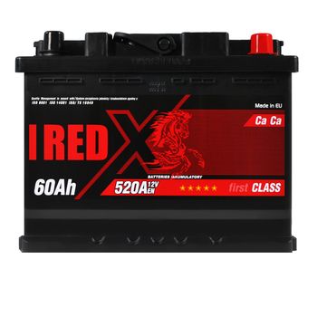 Акумулятор RED X (555 80) (L2) 60Ah 520A R+