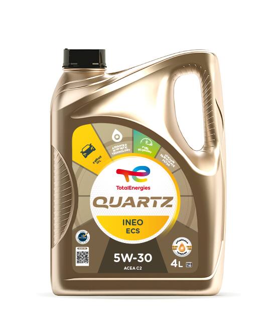 Олива моторна TOTAL QUARTZ INEO ECS 5W30. 3x4 lt (4 л)