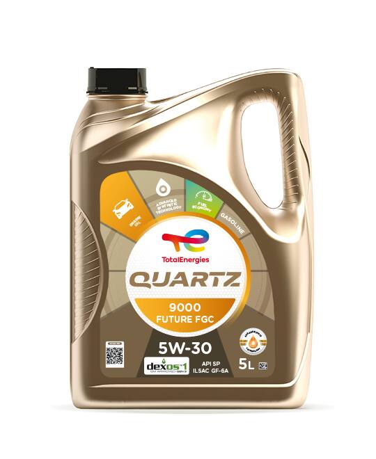 Олива моторна TOTAL QUARTZ 9000 FUTURE FGC 5W30. 3x5 lt (5 л)