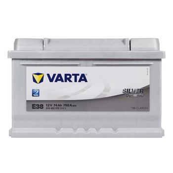Фото 1. Акумулятор VARTA Silver Dynamic (E38) 74Ah 750А R+ (LB3) (h=175)