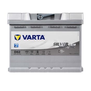 Фото 1. Акумулятор VARTA Silver Dynamic AGM (D52) 60Ah 680А R+ (L2)