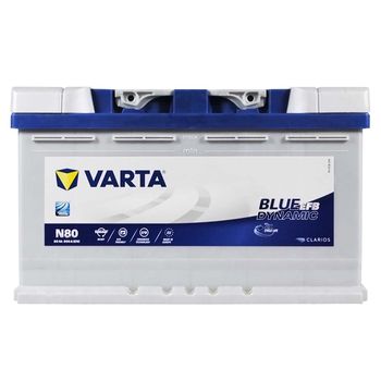 Фото 1. Акумулятор VARTA Blue Dynamic EFB (N80) 80Ah 800A R+ (L4)