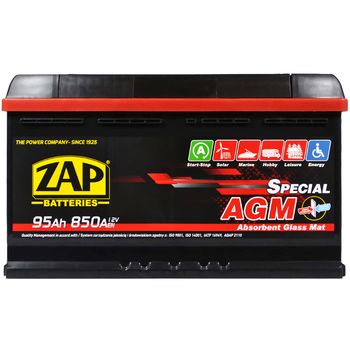 Акумулятор ZAP AGM (L5) 95Ah 850A R+ (595 02)