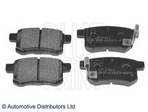 Фото 1. Колодки гальмівні дискові задні Honda (вир-во Blue Print)