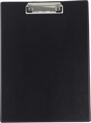Кліпборд-папка (планшет)  А4. BUROMAX PVC. чорий