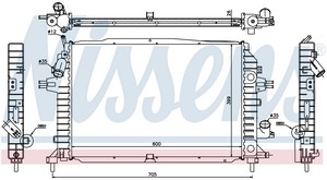 Фото 1. Радіатор охолодження двигуна NISSENS 630705