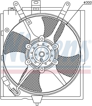 Вентилятор охолодження радіатора