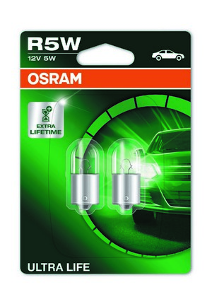 Фото 1. Автолампа Osram (5W 12V BA15S)