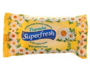 Super Fresh Серветки вологі Ромашка