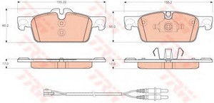 Колодки гальмівні дискові